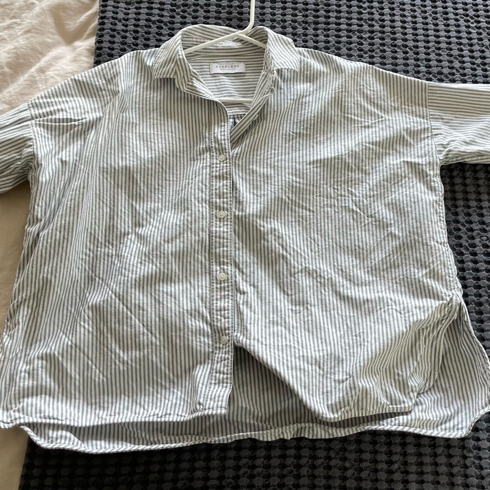 Everlane striped long sleeve shirt
